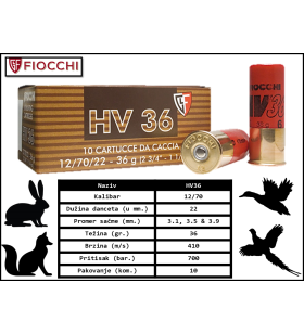 Fiocchi HV36 Cal.12