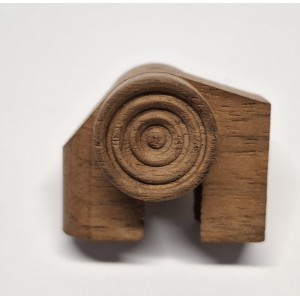 FONDELLO CARICATORE IN LEGNO PER LUGER P08 MARINA RIPRODUZIONE