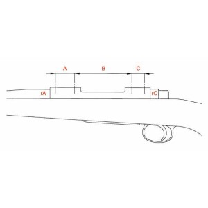 Remington 700 Short Action Base Weaver ERREDI TRADING