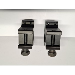 Coppia anelli ø 30 mm H 20 mm per basi Weaver