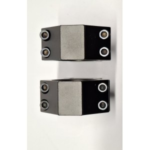 Coppia anelli ø 30 mm H 20 mm per basi Weaver