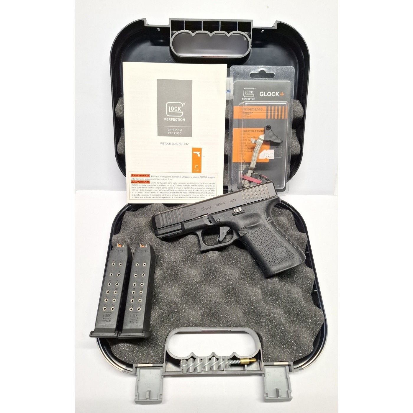 Glock 19 G-Match Gen. 5° - 9x19 + Performance Trigger Glock