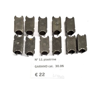 N° 11 piastrine per Garand M1 cal. 30.06
