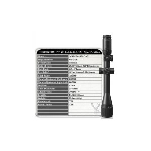 DISCOVERY OPTICS OTTICA MS 6-24x42 AO Illuminato