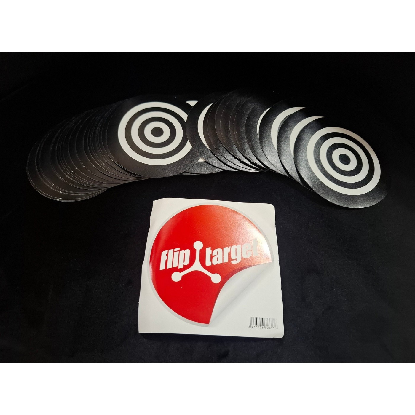 Adesivi da Flit-Target misura 80mm