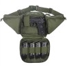Marsupio verde  in cordura con fondina Interna per Beretta 92 / 98 / PX4 / APX   Glock 19 / 17 / 43 / 45