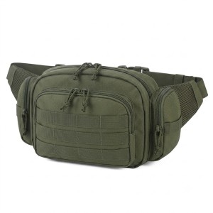 Marsupio verde  in cordura con fondina Interna per Beretta 92 / 98 / PX4 / APX   Glock 19 / 17 / 43 / 45