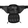 Marsupio nero in cordura con fondina Interna per Beretta 92 / 98 / APX / PX4 Glock 19 / 17 / 43 / 45