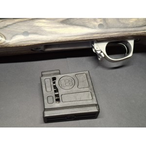 Bergara B14R Thumbhole Grey Steel calibro 22LR - calciatura da mancino