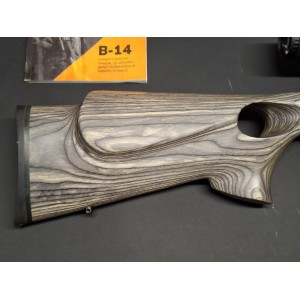 Bergara B14R Thumbhole Grey Steel calibro 22LR - calciatura da mancino