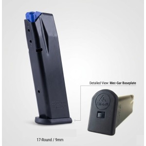 CARICATORE CZ 75 SP01 / SP 02 DA 17 COLPI 9 mm - MEC-GAR