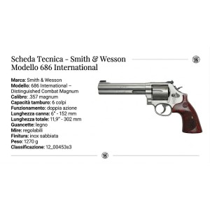 Smith & Wesson 686 6" 357 Mag INTERNATIONAL