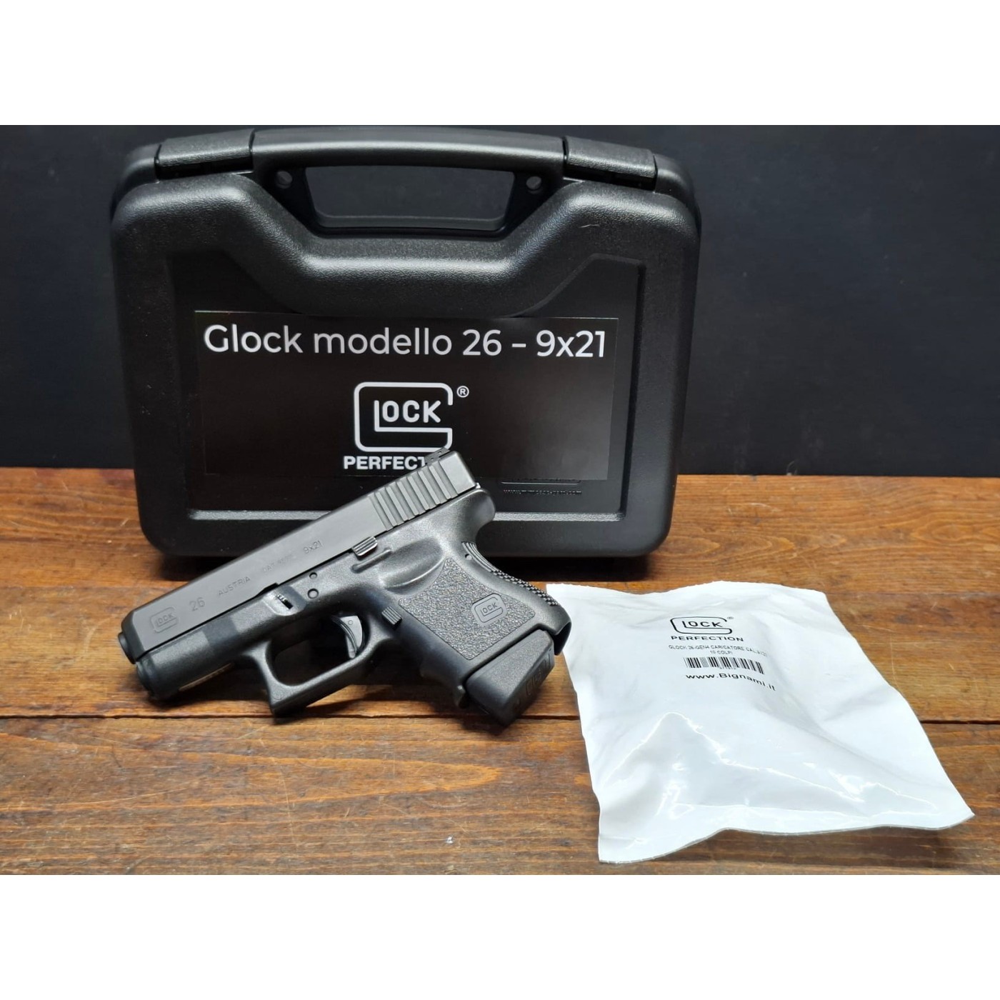 GLOCK 26 calibro 9x21 - Leggera & Compatta