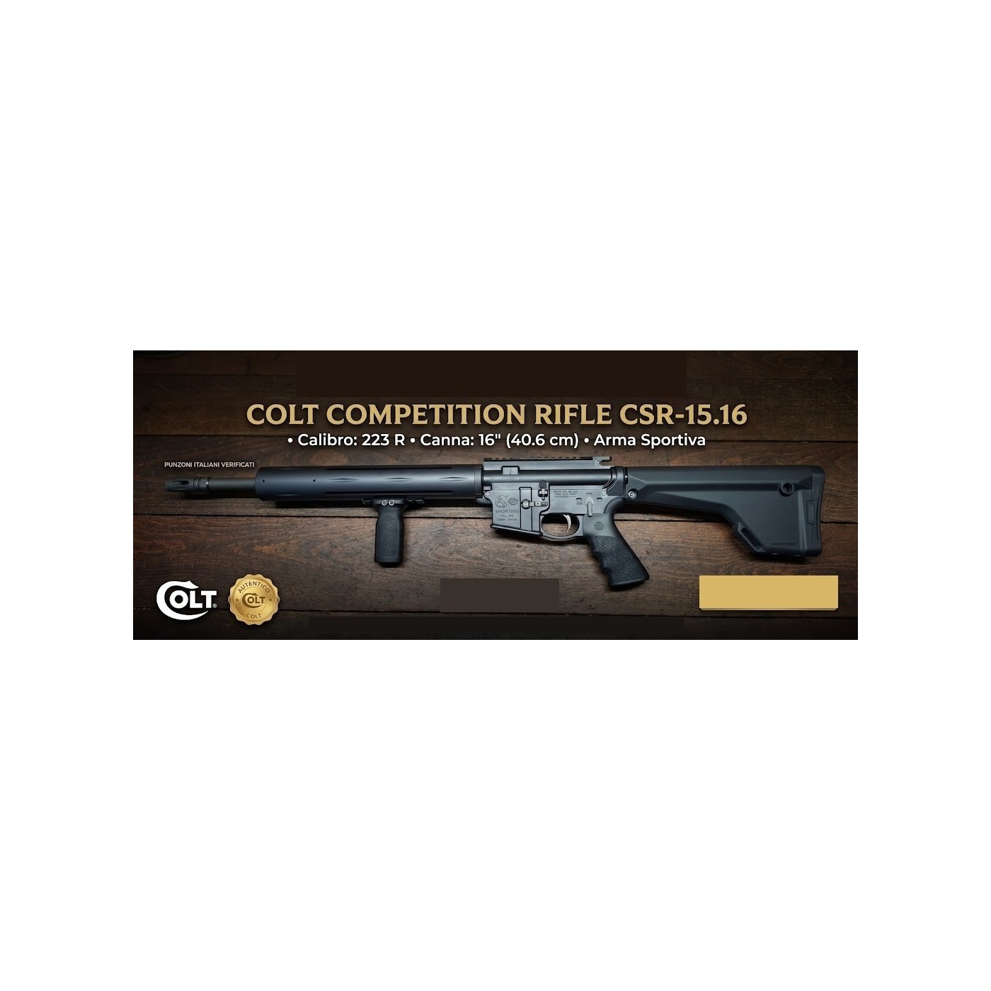 Colt Competition Rifle CSR-15.16 - Calibro 223 R - canna da 16 "