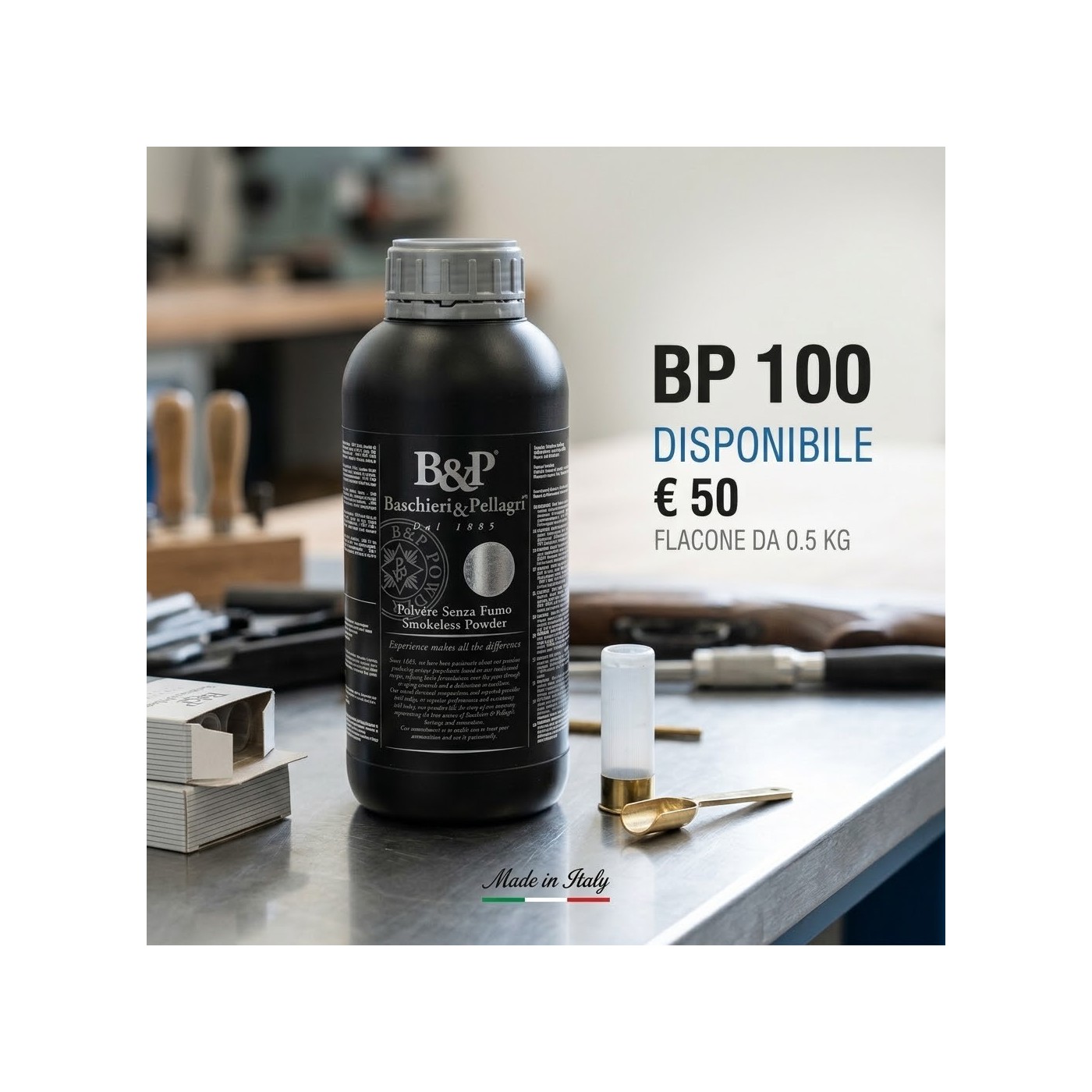 B&P - BP100 confezione da 0.5Kg - polvere