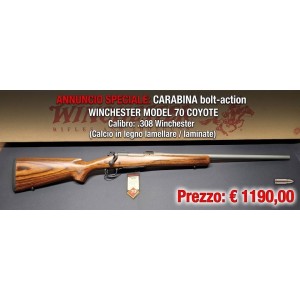 Winchester Coyote M 70 Laminated 308 Winchester