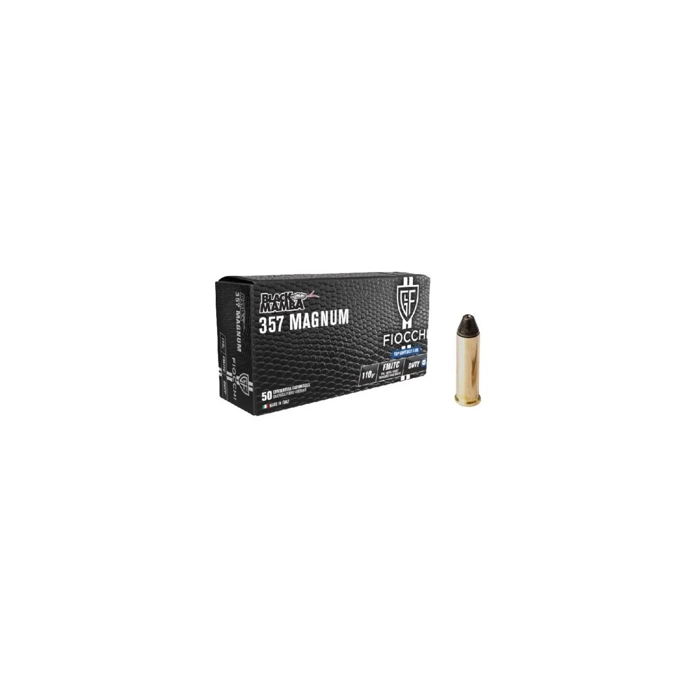 Fiocchi 357 Mag Black Mamba 110 gr FMJTC