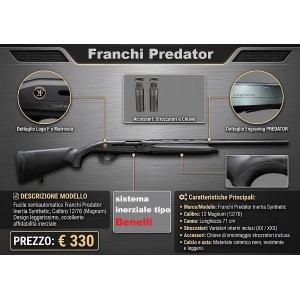 Franchi Predator Inertia Synthetic 12 Magnum