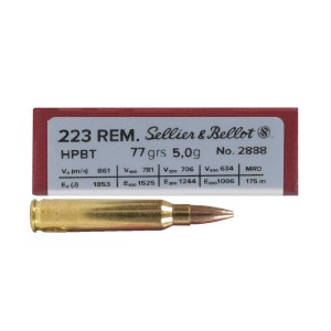 SELLIER & BELLOT 223 R HPBT da 77 gr