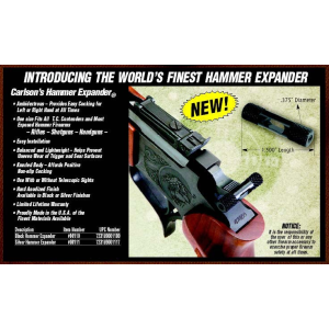 Carlson's Universal Hammer Spur Extension Aluminum