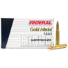 FDERAL GOLD MATCH 30.06 SPRING PALLA SIERRA MATCHKING BTHP DA 168 grs