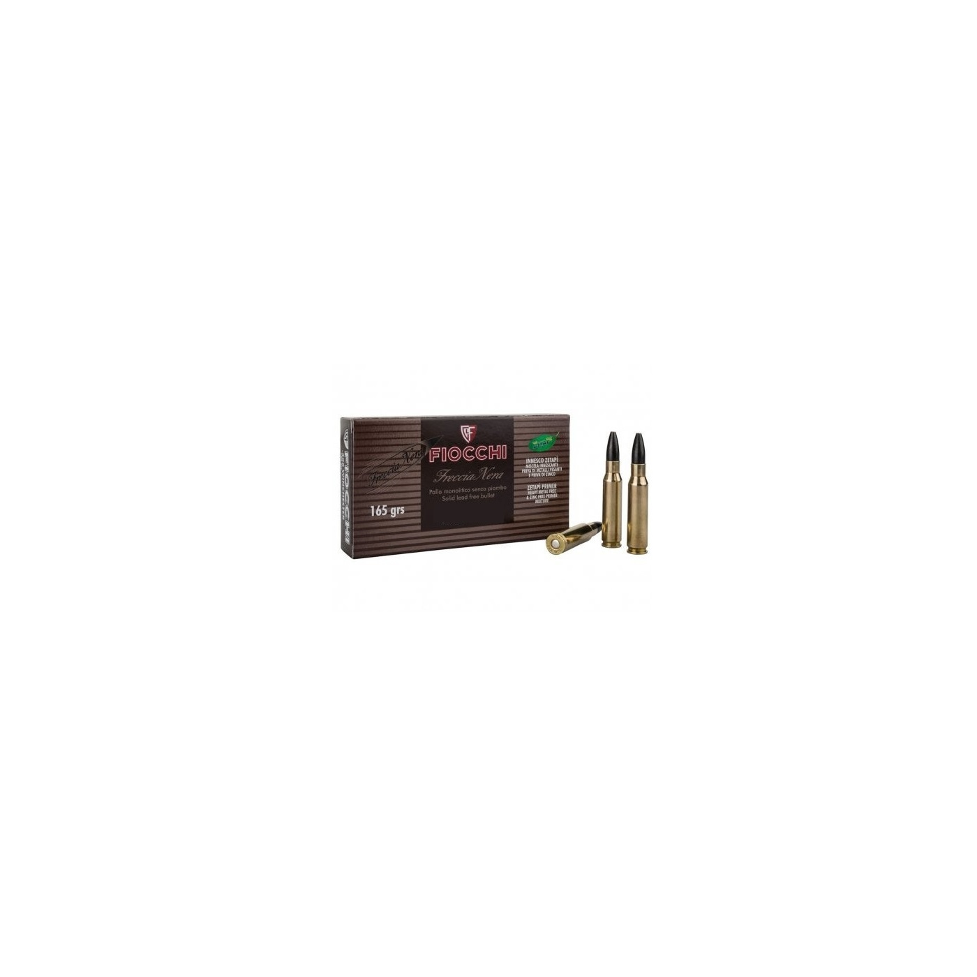 Fiocchi FRECCIA NERA 30 06 SPRINGFIELD PALLA MONOLITICA DA 165 Grs