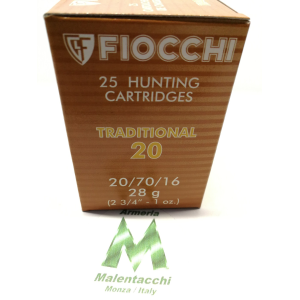 Fiocchi Cal.20 Traditional Borra Feltro