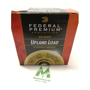 Federal cal. 12 Premium Wing-Shok Upland Loads, 2 3/4", 1 1/4 oz. 25 munizioni