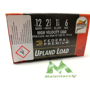 Federal cal. 12 Premium Wing-Shok Upland Loads, 2 3/4", 1 1/4 oz. 25 munizioni