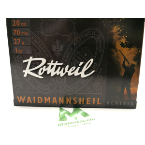 Rottweil 20/70 Plastik da 27 g - piombo n° 7