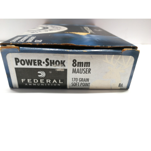 Federal- Cal. 8mm Mauser gr 170 SP