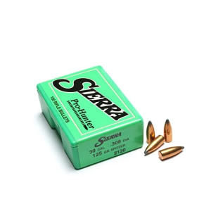 Sierra Pro Hunter calibro 30 .308 dia – 125 grani Spitzer – 100 pezzi