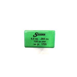 Sierra 6.5 mm Cal. 264 da 120 gr HPBT - 1725 -