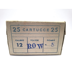 25 CARTUCCE CAL. 12 ANNI 60