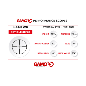 GAMO 6X40 WR CANNOCCHIALE
