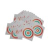 Bersagli 14x14 Tricolore 100 Pezzi