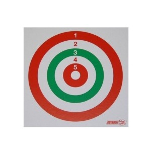 Bersagli 14x14 Tricolore 100 Pezzi