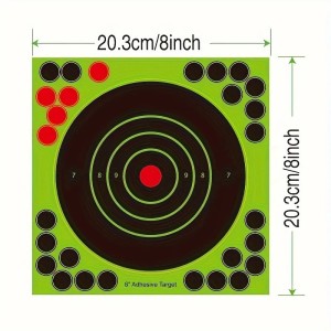 Bersagli reattivi 10 fogli  / 28 adesivi di riparazione per foglio