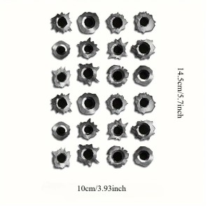 Adesivi Fori di Proiettile 3D