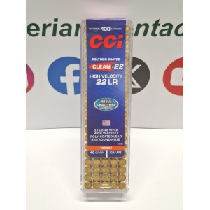 CCI  22LR TARGET HV 40GR LRN RED CLEAN