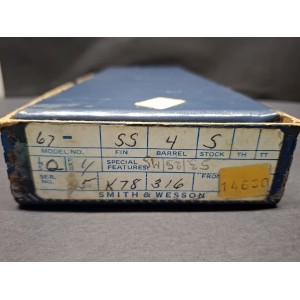 SMITH & WESSON MOD. 67 Combat Masterpiece CAL. 38 Special