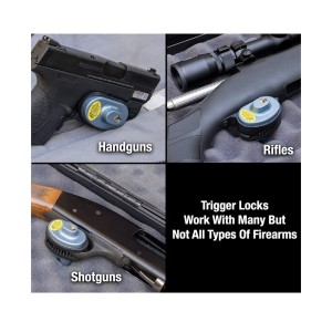 Lucchetto per armi in acciaio per Pistole & Fucili - Sicurezza Proteggi Bimbo